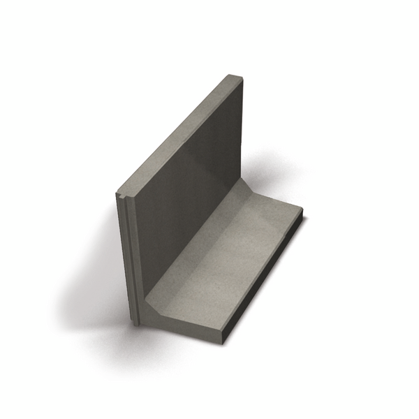 MUR BENDERS L-STÖD 4KN GRÅ1800X1000 A, 1800X1000MM 2869807A