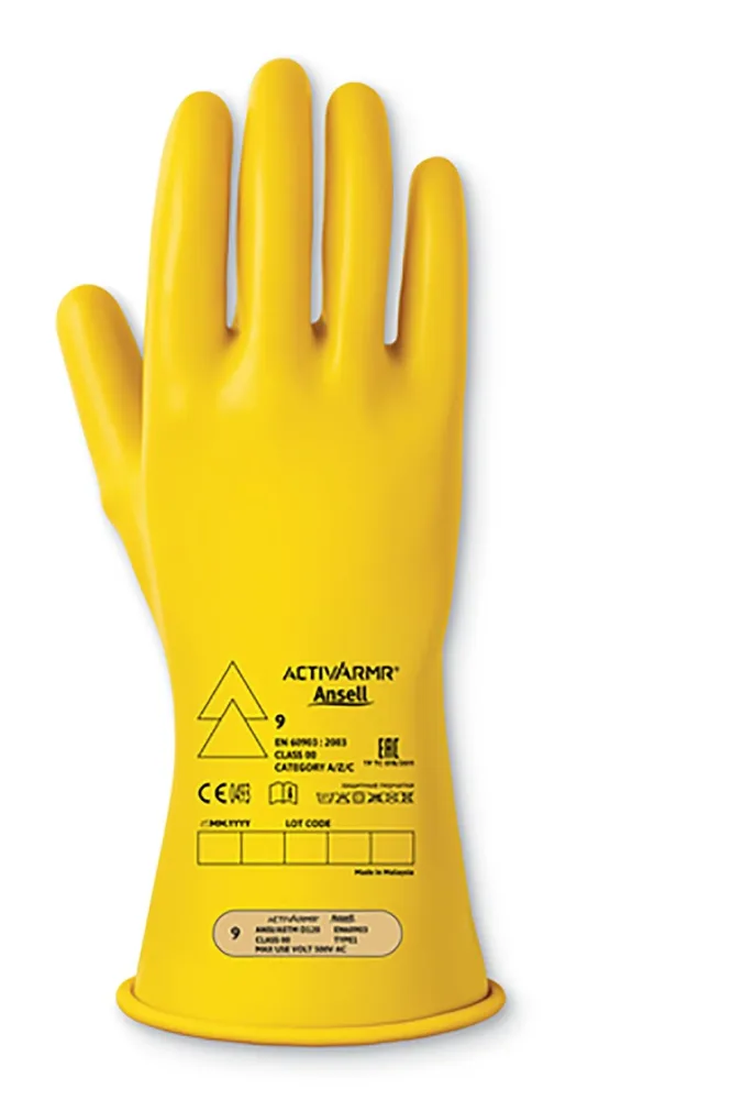 Ansell ActivArmr RIG0011Y Handske lågspänning 10