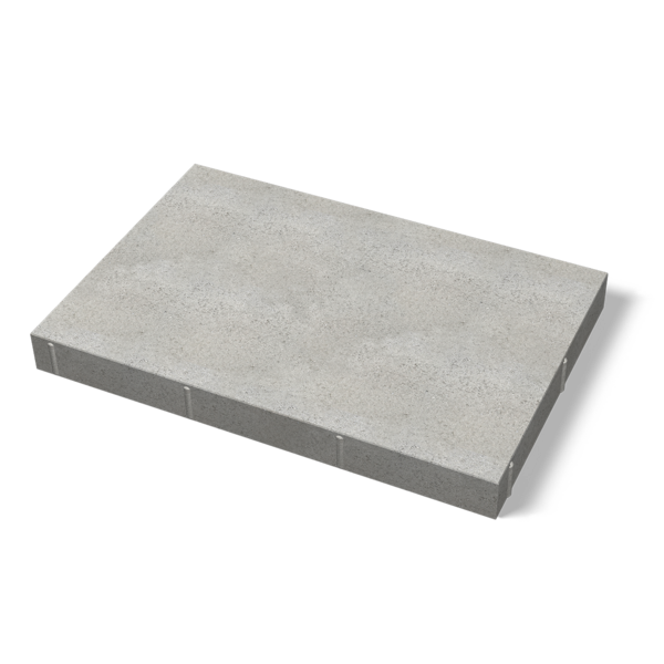 MARKPLATTA BENDERS VILLA SLÄT FASAD 60, GRÅ L 600X400X60MM