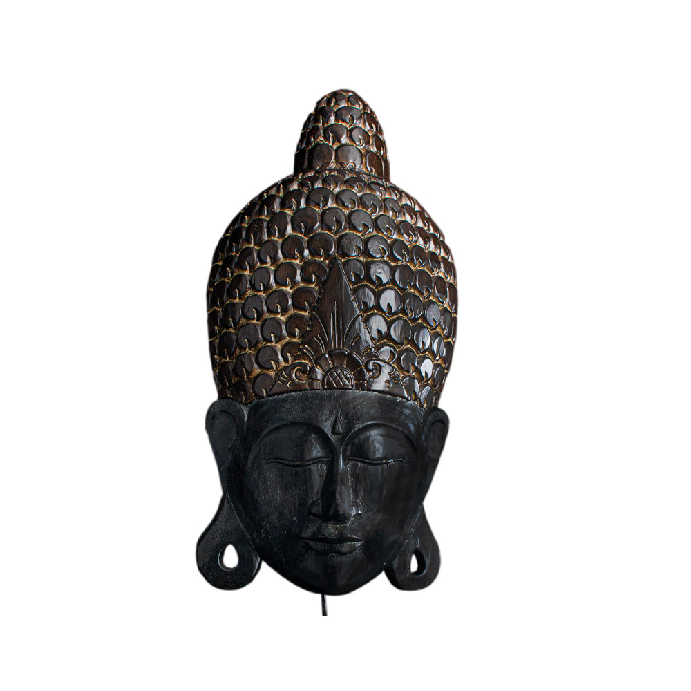 Busso vägglampa, svart