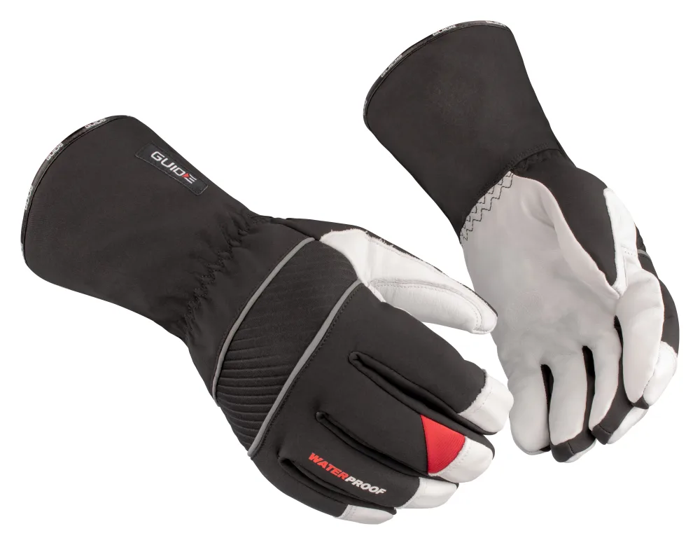 Guide Gloves 5060W Handske läder, vattentät, fodrad 12