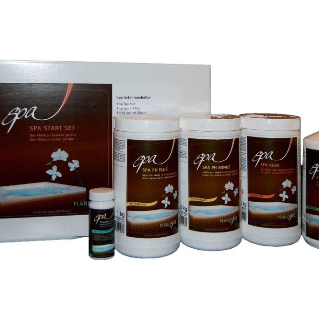 Planet Spa Spa Set Startkit Kemikalier Desinfektion