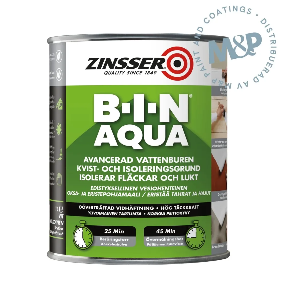 Grundfärg B-i-n Aqua Vit, 2.5L