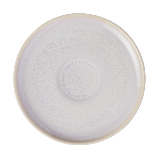 Crafted cotton espressofat Ø12 cm, White