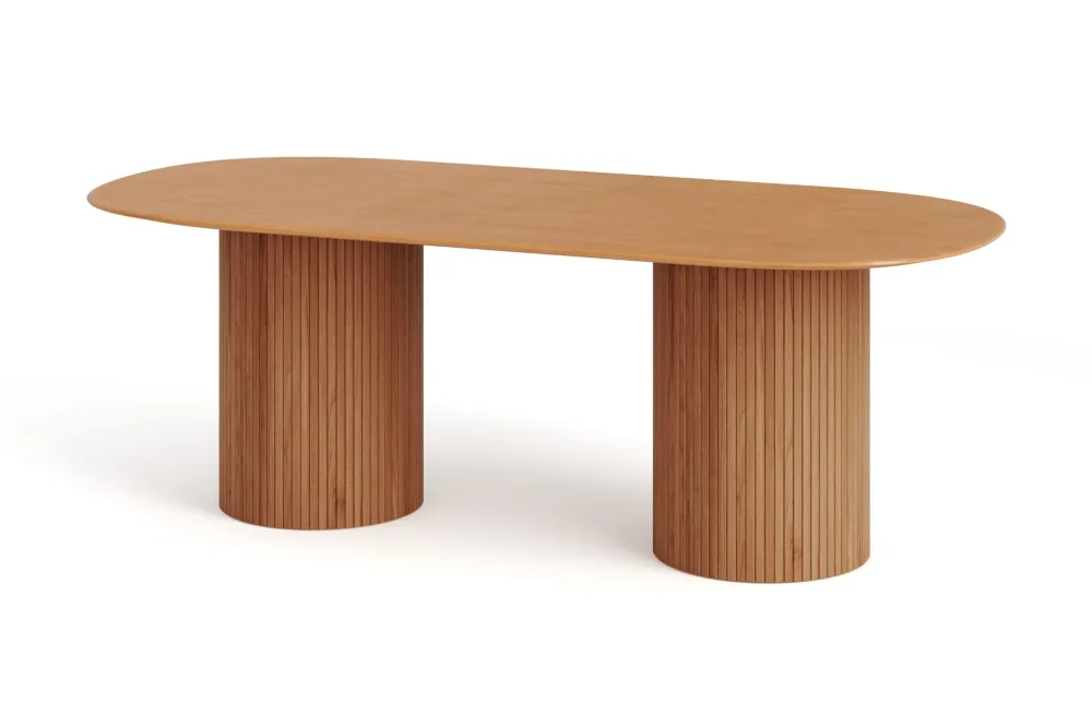Kopparbo Matbord Oval 220x100 cm Fanér