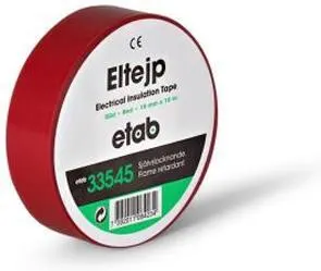 etab 33545 Plasttejp 15 mm x 10 m röd - Bild 2