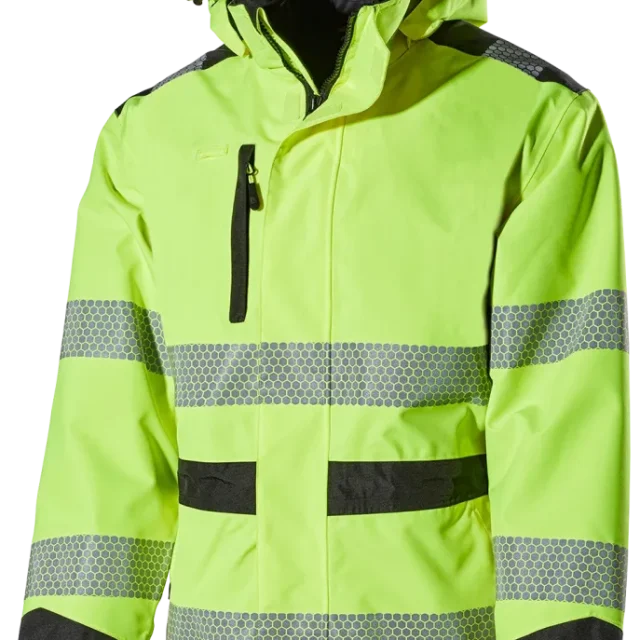 L.Brador 2122P Skaljacka hi-vis gul, klass 3 XS