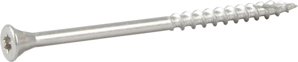 ESSVE 537472 Fasadskruv 4,4x72 mm, rostfri/syrafast A4, band. Svart, 250-pack