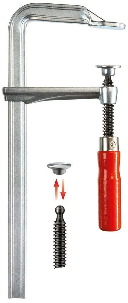 Bessey GZ25 Skruvtving Extra kraftig, spänntryck 1200 kp Spännvidd 250 och djup 120 mm