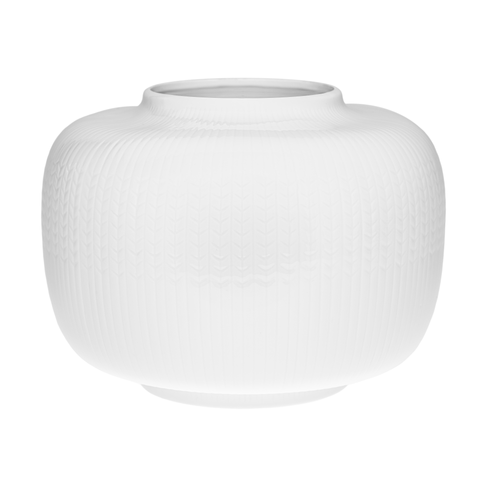 Swedish Grace vas 17 cm, Snö