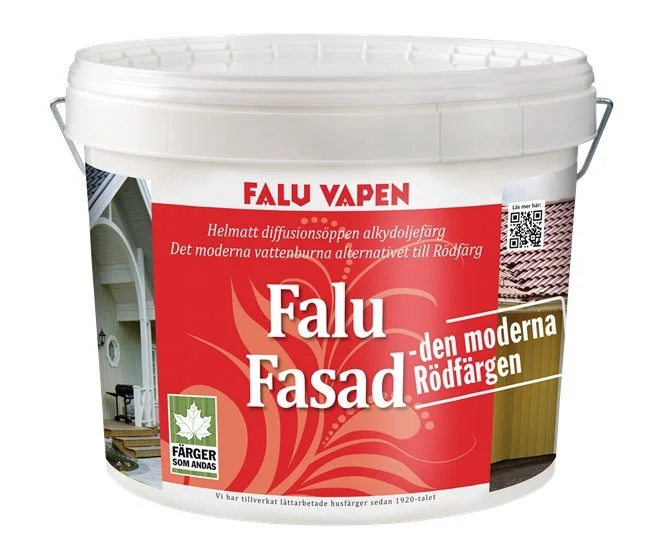 Falu Vapen Fasadfärg Svart 4L