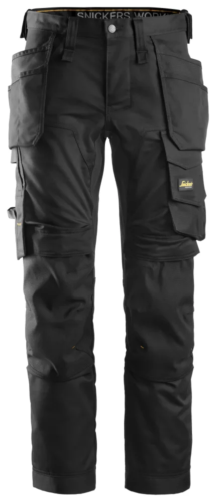 Snickers Workwear 6241 AllroundWork Arbetsbyxa svart, stretch Svart