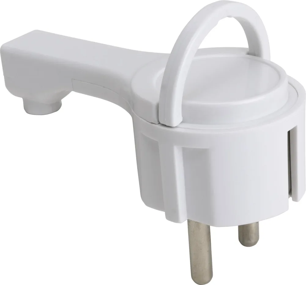 Gelia 4001312212 Stickpropp vinklad, jordad Vit