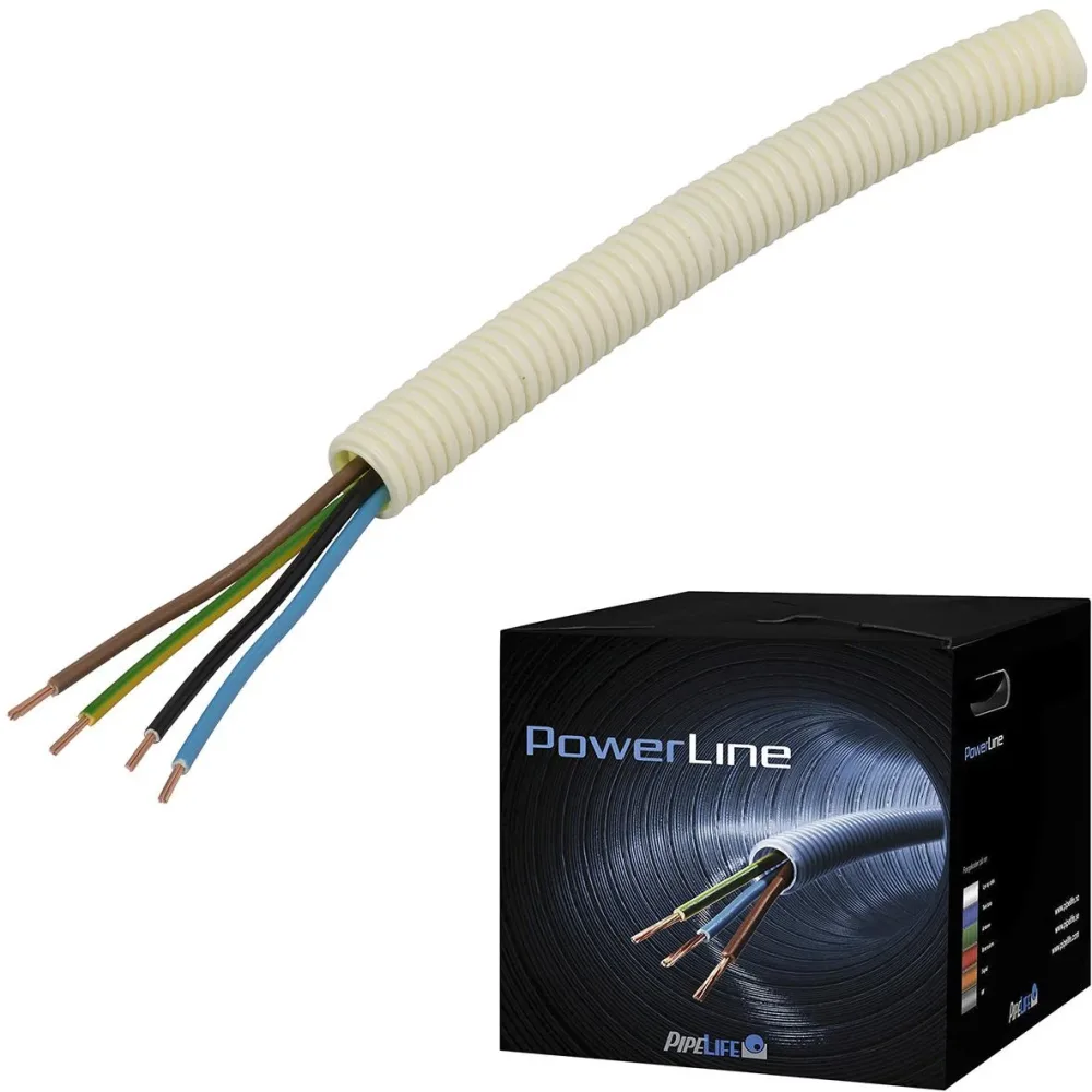 Pipelife FK PowerLine Kabel fördragen, PVC- och halogenfri 5G2.5 mm², 20 mm x 50 m - Bild 2