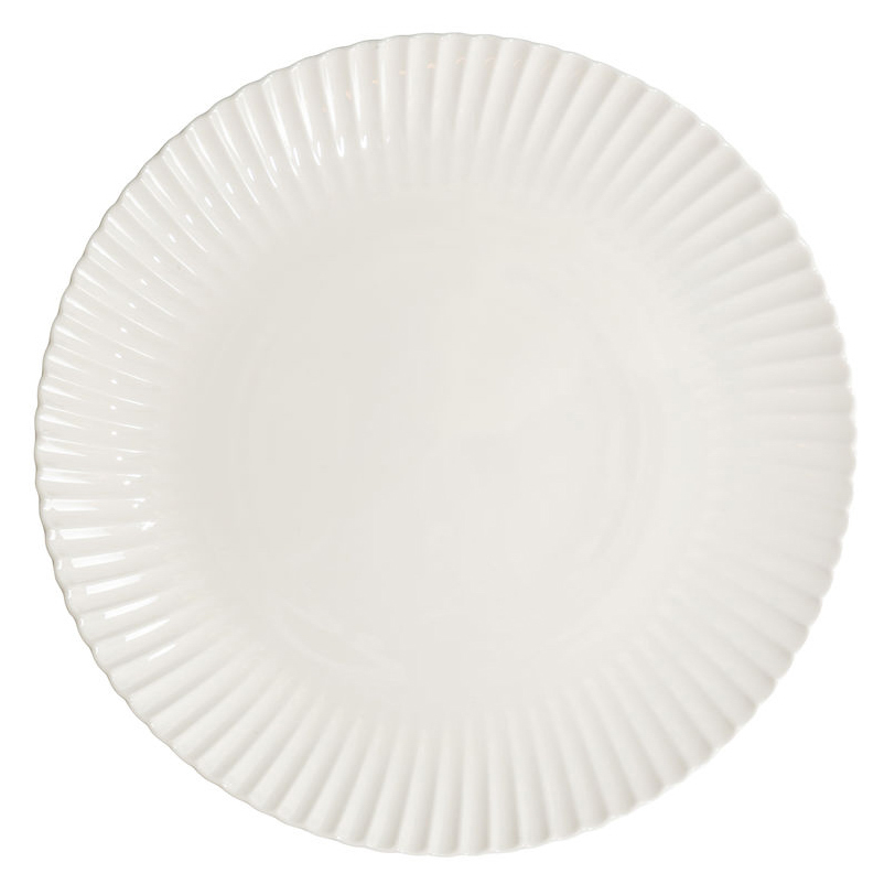 Frances tallrik 27 cm, Vit