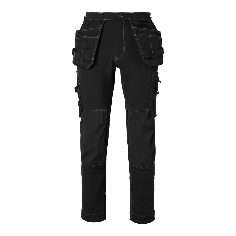 HANTVEKSBYXA TOP SWEDE 306 SVART D96, STRETCH