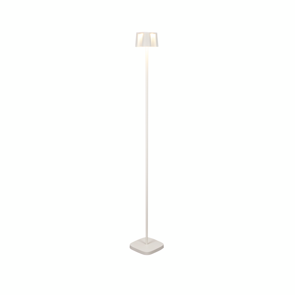NICE KONSTSMIDE GOLVLAMPA USB VIT