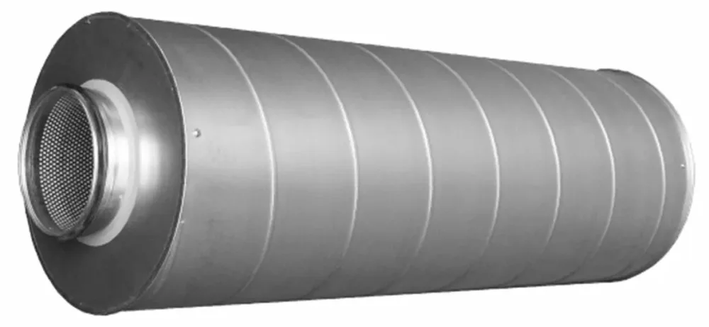 Grundström TOC-50-100-300 Ljuddämpare rund anslutning Ø 100, 300 mm - Bild 2