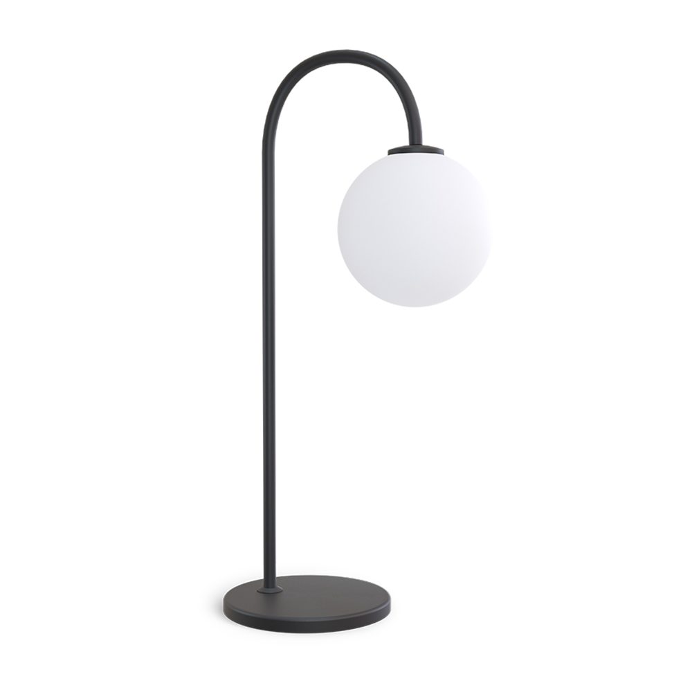Ballon bordslampa, Svart