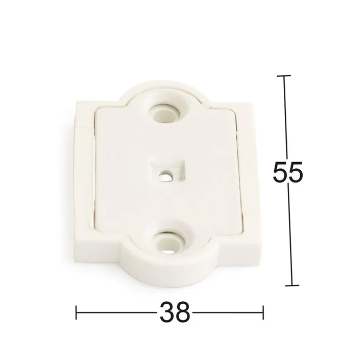 FÄSTBRICKA 2434 VIT SB