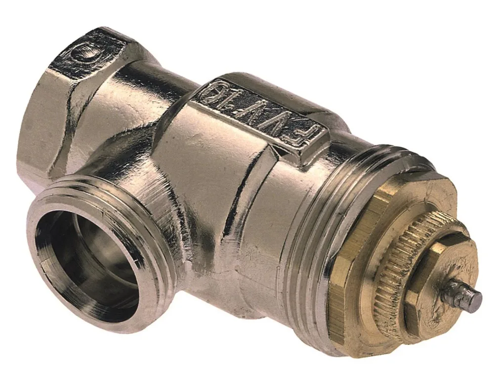 MMA FVV-10 Termostatventil vinkel, med förinställning G10 - Bild 2