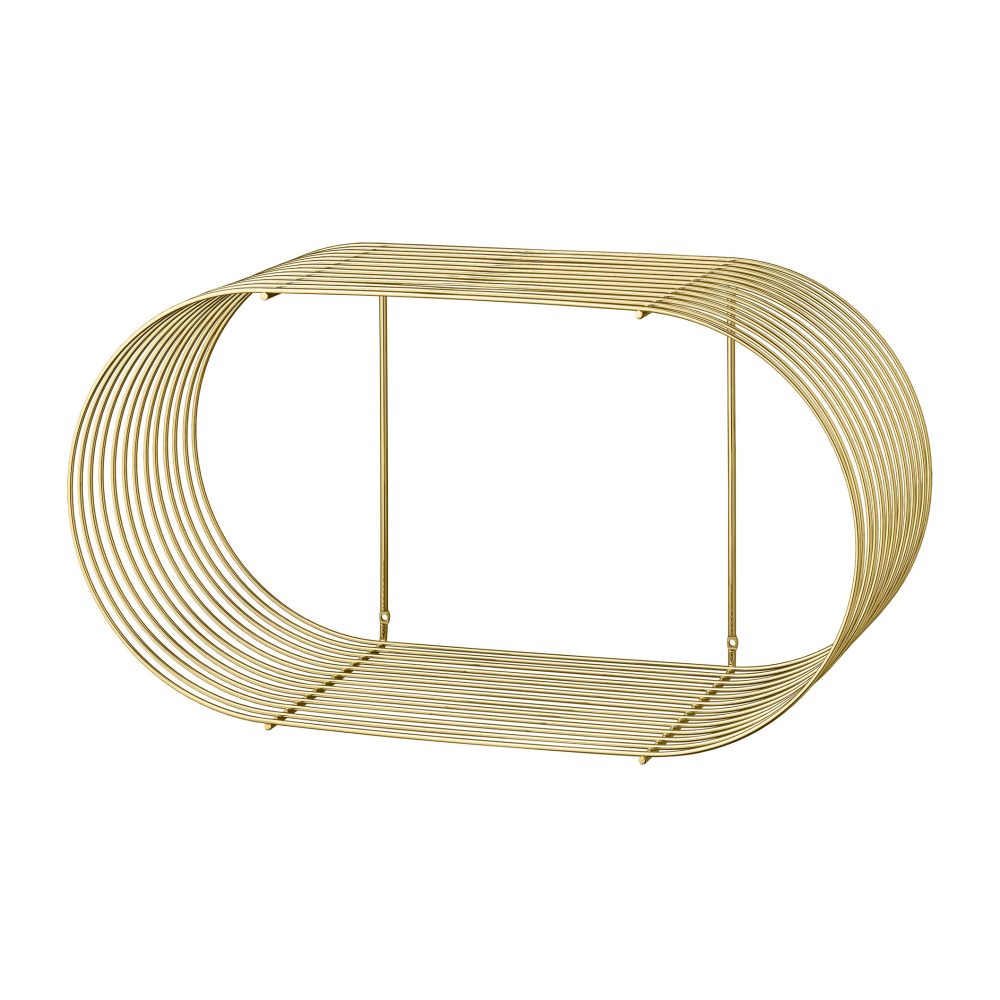 Curva vägghylla, Guld