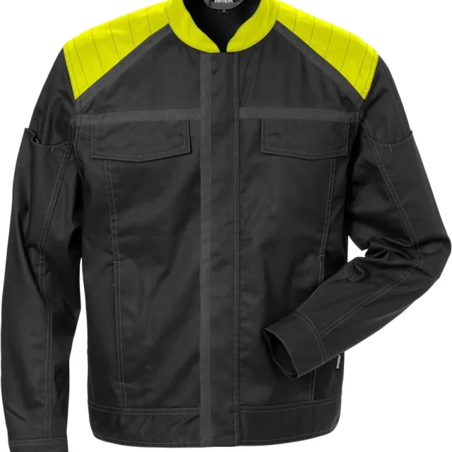 Fristads 4555 STFP Jacka svart/gul 4XL