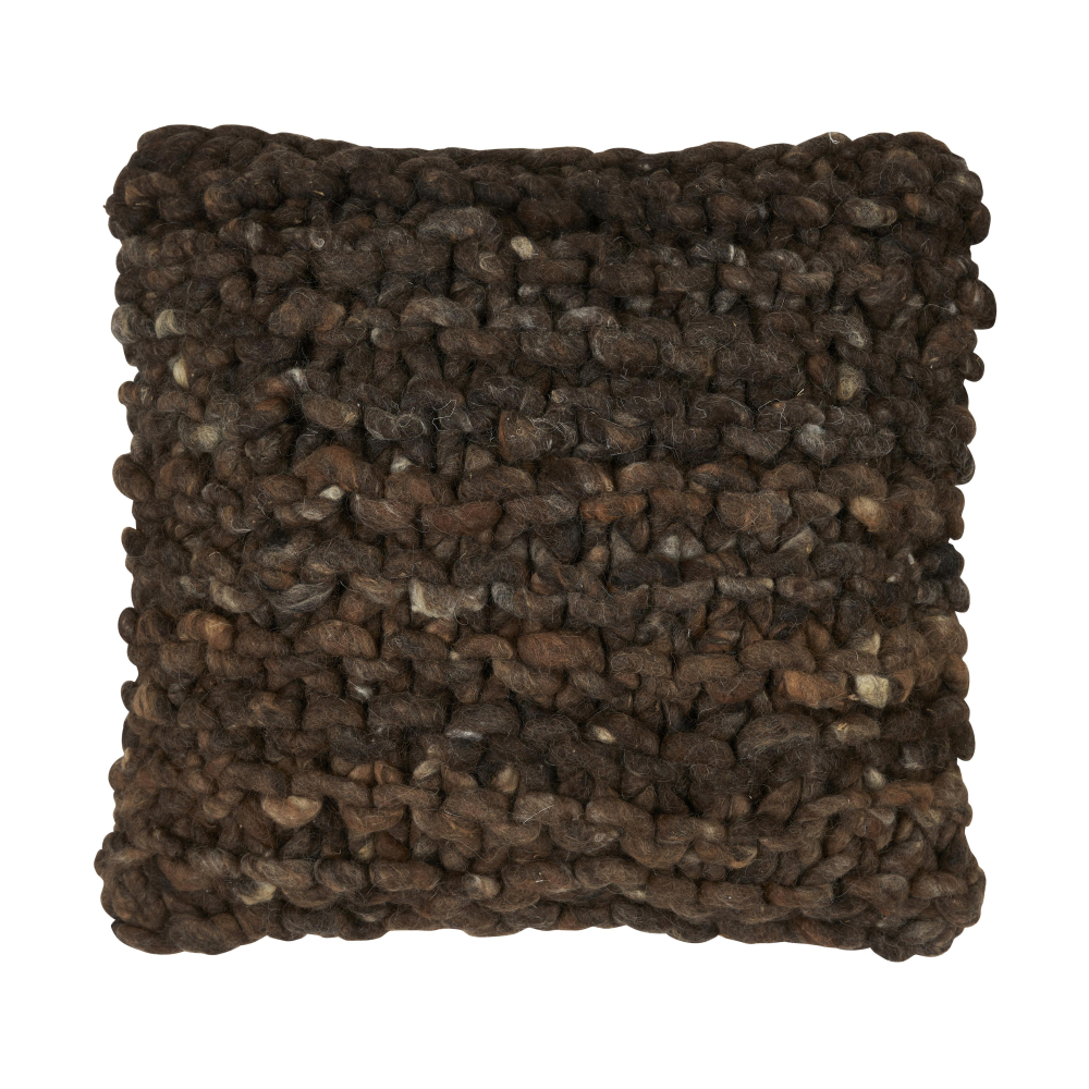 Tove kuddfodral 50x50 cm, Brun