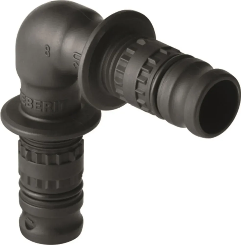 Geberit 1875036 Vinkel 90°, slätände 63 x 63 mm - Bild 2