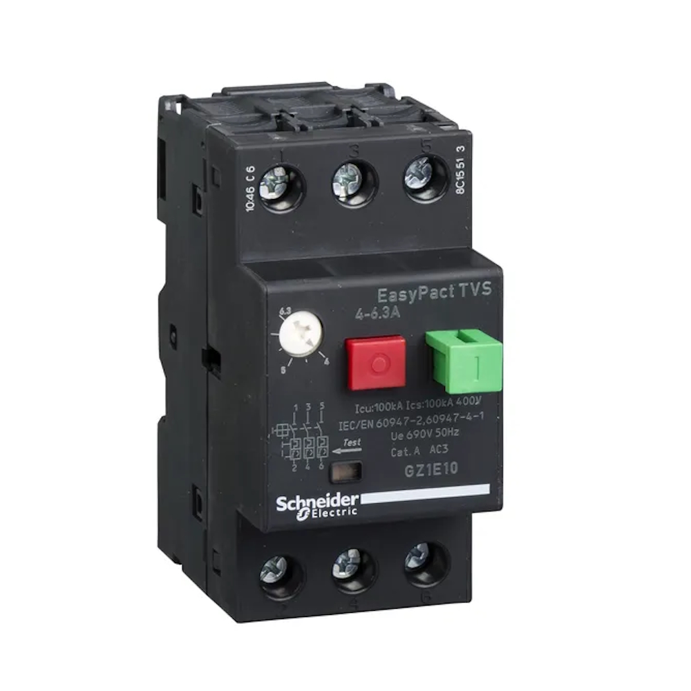 Motor Protectin Magnetisk Brytare 3Poler 4-6,3A 690V IP20 Schneider Electric