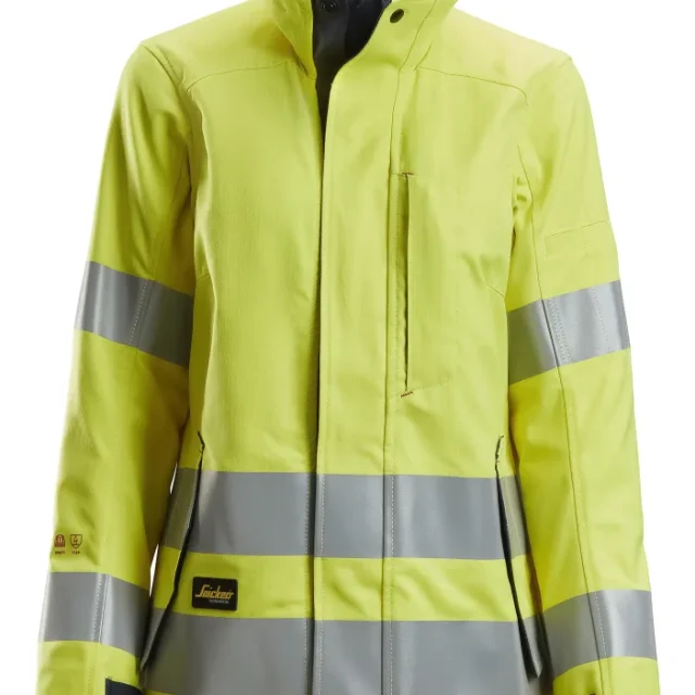Snickers Workwear 1567 ProtecWork Jacka varsel, gul M
