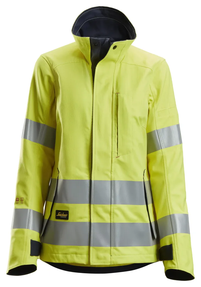 Snickers Workwear 1567 ProtecWork Jacka varsel, gul XXL