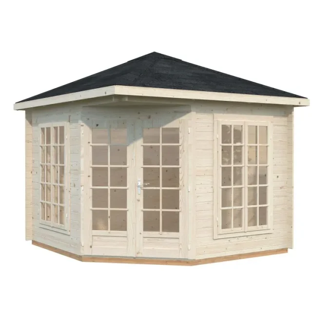Palmako Melanie Lusthus 7,8 m²/inv. 7 m², med 28 mm vägg,, obehandlad