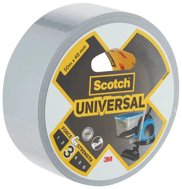 Scotch® Universal Byggtejp - Silver 48 mm x 50 meter