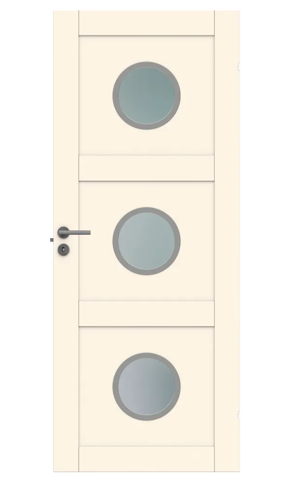Swedoor Unique GWA 03L 330 Innerdörr svart ek 825x2040 mm