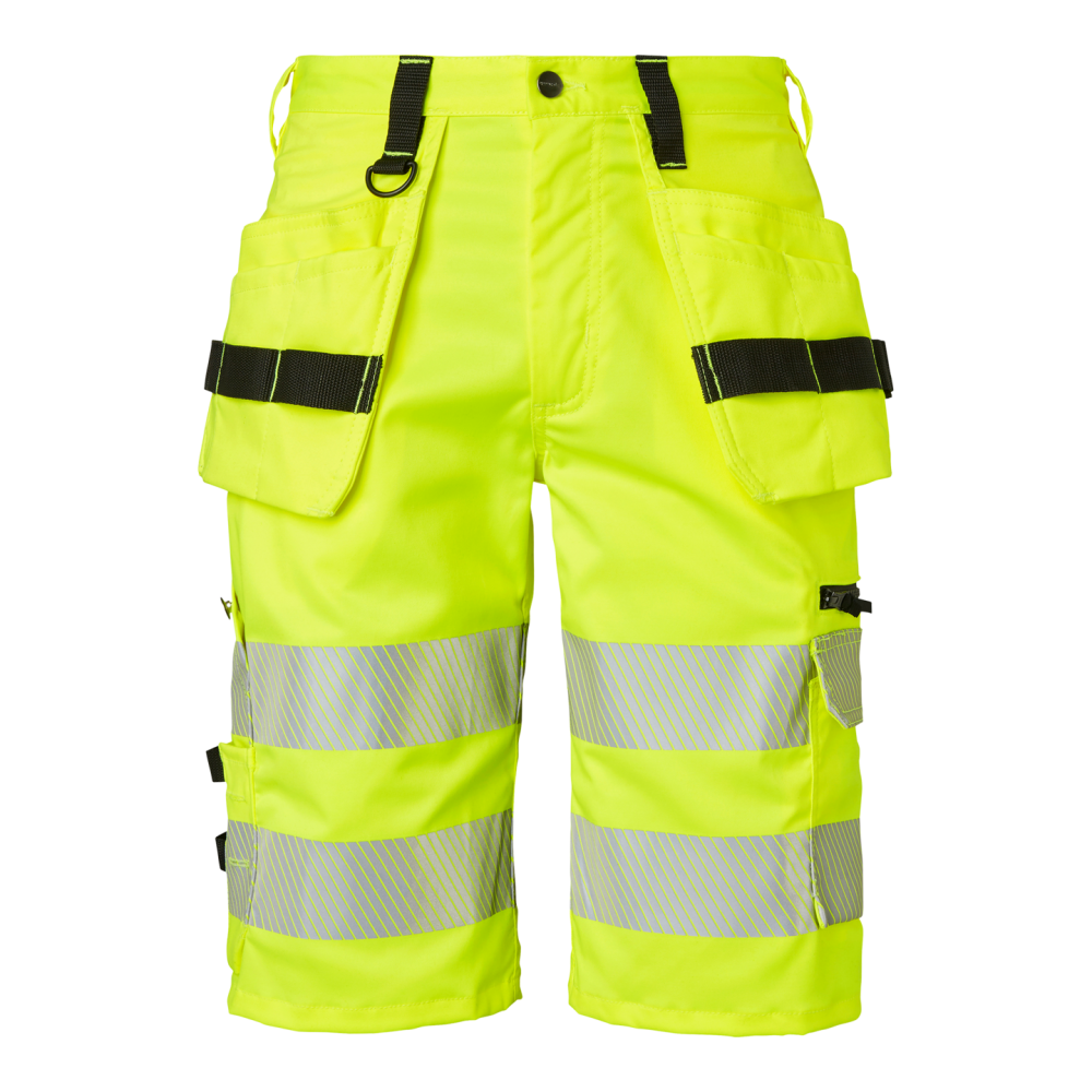 SHORTS TOP SWEDE 304 HI VIS GUL C46, STRETCH