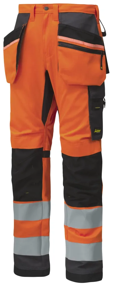 Snickers Workwear 6230 AllroundWork Arbetsbyxa varsel, gul/marinblå Varsel, Gul/Marinblå