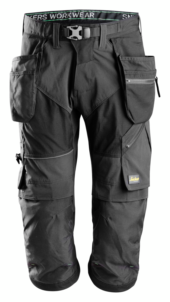 PIRATBYXA+ SNICKERS WORKWEAR 6905 STGRÅ/SV 104, HF FLEXIWORK