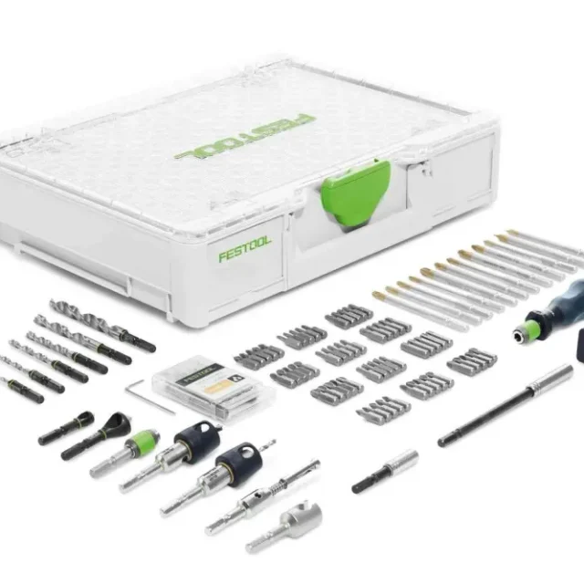 Festool SYS3 M 89 ORG CE-SORT Monteringspaket med väska, 104 delar