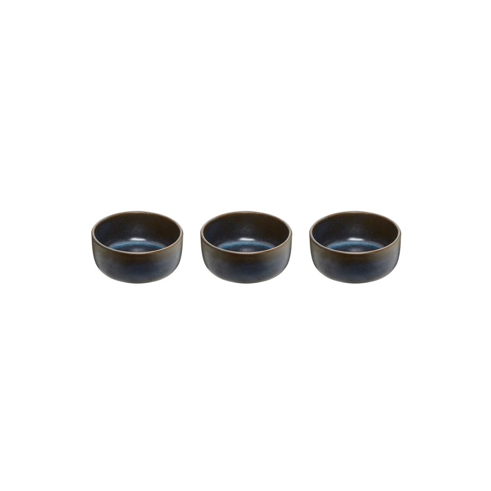 Raw skål mini Ø7,5 cm 3-pack, Midnight blue