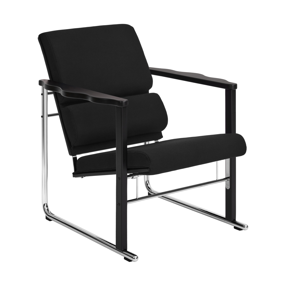 Experiment 502 loungefåtölj, Black-black