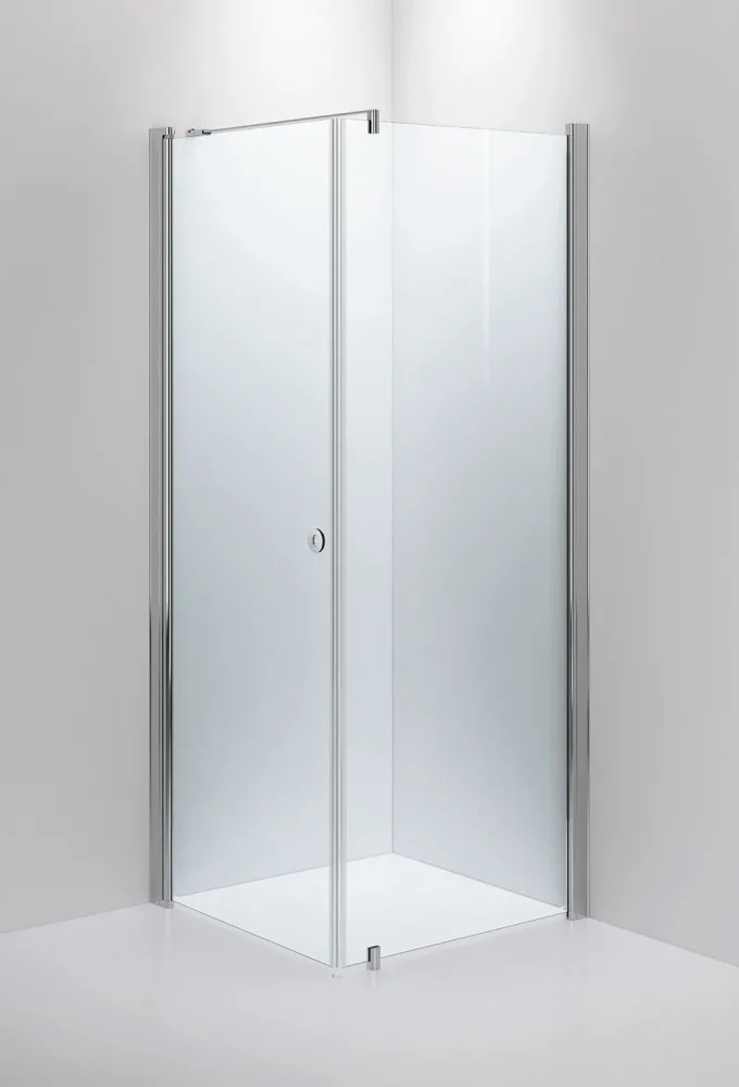 INR Linc 13 Original Duschhörna blank klarglas 800x900 mm