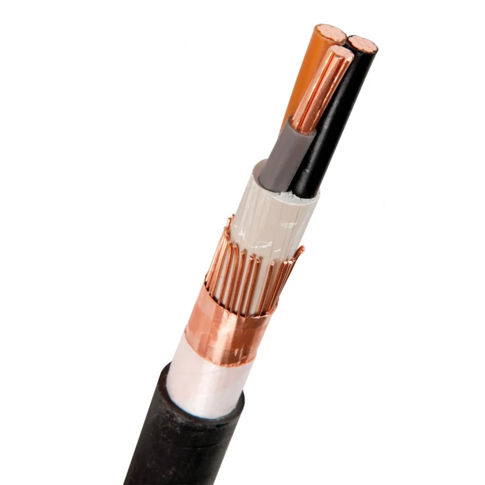 Nexans 15143498-201-00 Jordkabel FXQJ EMC, 1kV, svart, 1 m 4x10/10 mm²