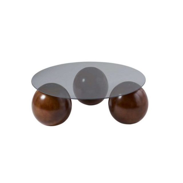 Soffbord Nordure Sibas Soffbord 85 cm Mörkbrun