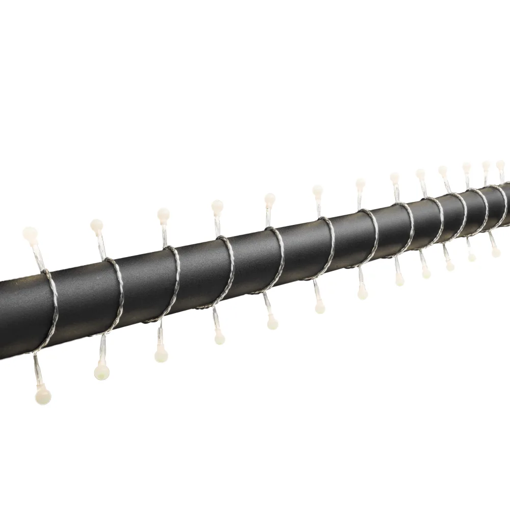 Konstsmide 3691-503 Ljusslinga cherry, transparent kabel, 6.32 m Färgade