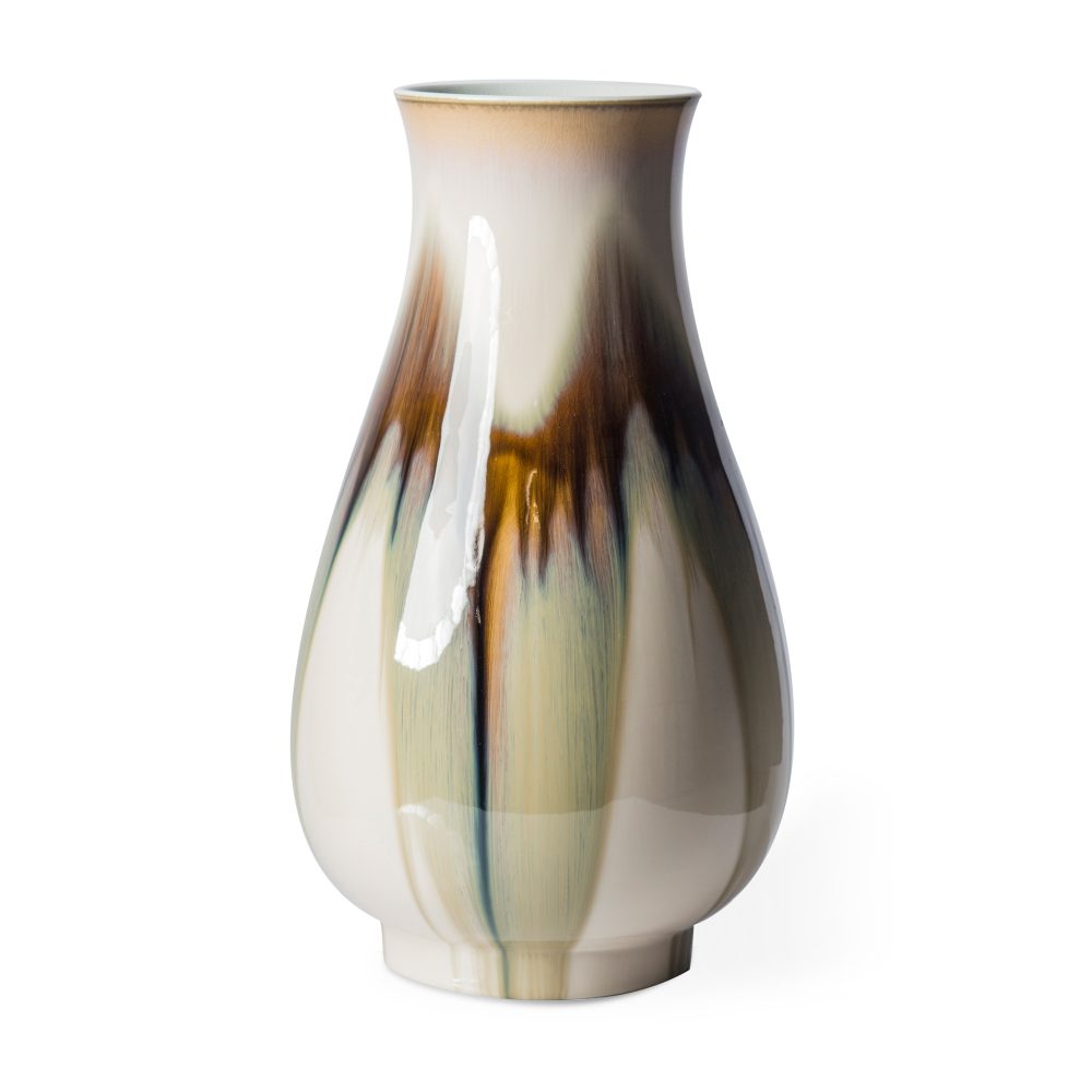 Crazy Perry vas M 55,5 cm, Beige-brun