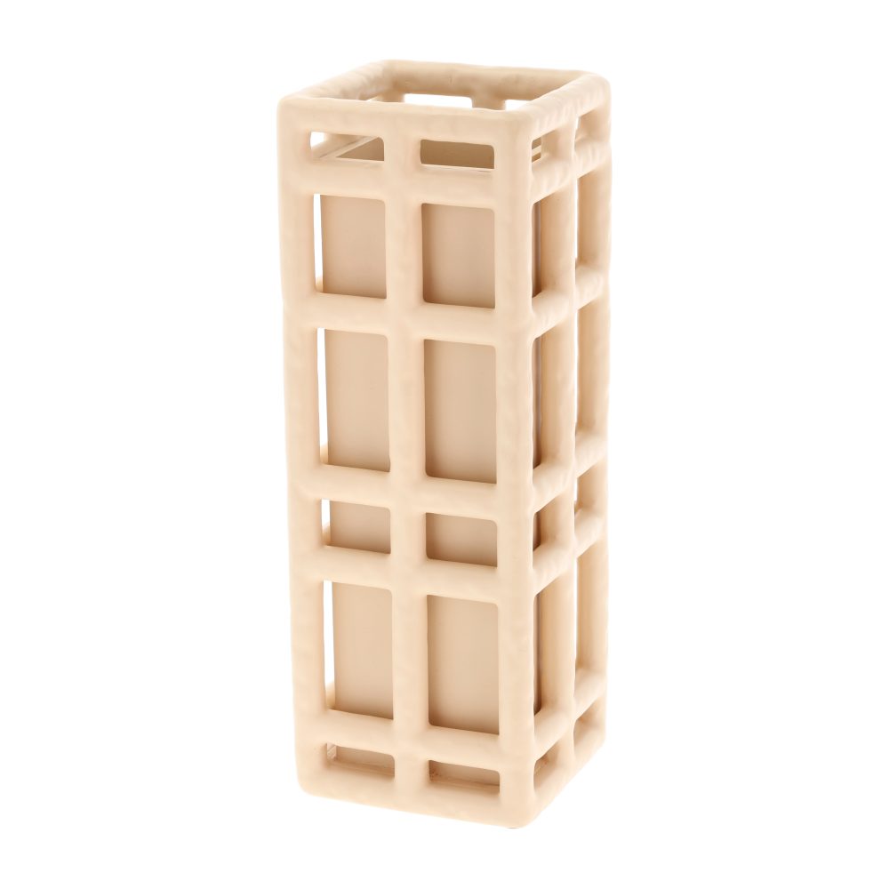 Lyng vas 11x11x30 cm, Sand