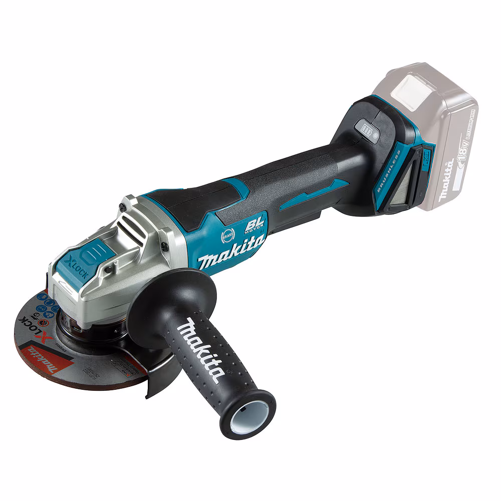 Kjøp Makita Vinkelsliper LXT DGA520ZX1, X-Lock padle, 125 mm