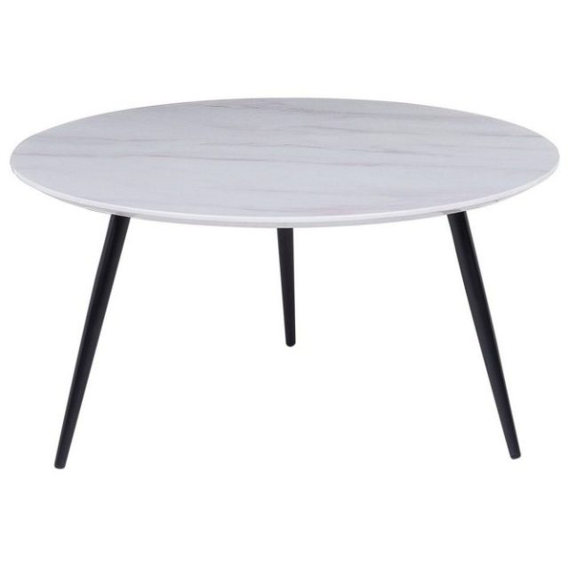 Soffbord Effie Vit/Svart