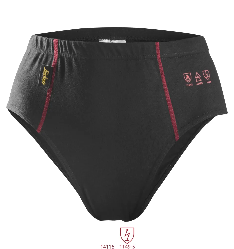 Snickers Workwear 9466 ProtecWork Trosa svart, flamskydd L